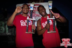 2015 Indiana State Beer Pong Champions: Gian Sutton & Jermaine Anderson
