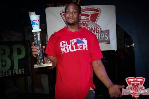 2015 Indiana State Beer Pong Championships Singles Champion: Gian Sutton